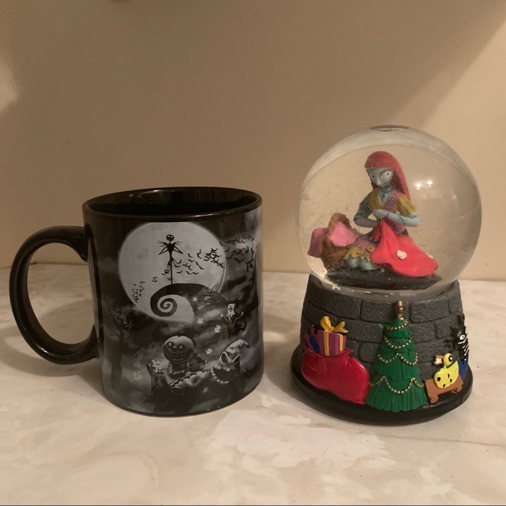 Nightmare Before Christmas Mug and Snow Globe